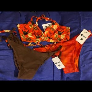 Fused Hawaii bikini set (3 pieces)